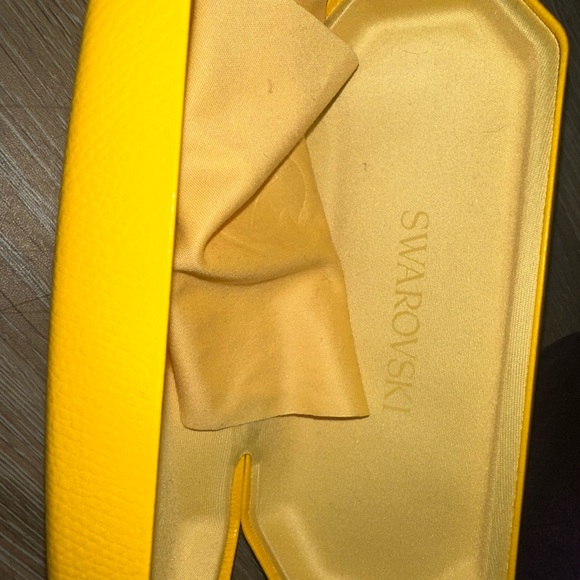 Lot of 2 empty glasses holder Gucci & Swarovski Purple/Yellow One Size - Picture 6 of 9